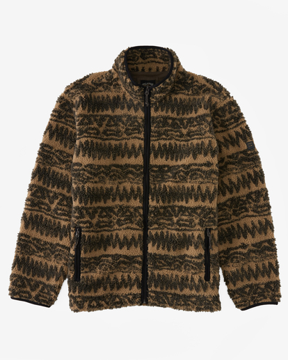 7 Boundary Switchback - Polaire sherpa zippée pour Homme Marron ABYFT00415 Billabong