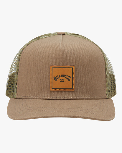 1 Stacked Trucker Hat Green ABYHA00184 Billabong