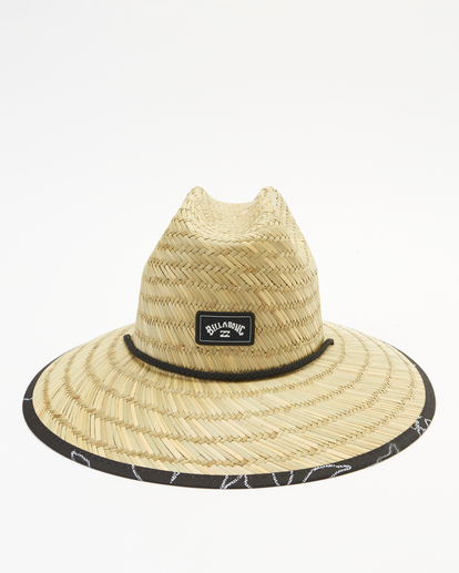 1 Tides Print Straw Lifeguard Hat Black ABYHA00216 Billabong