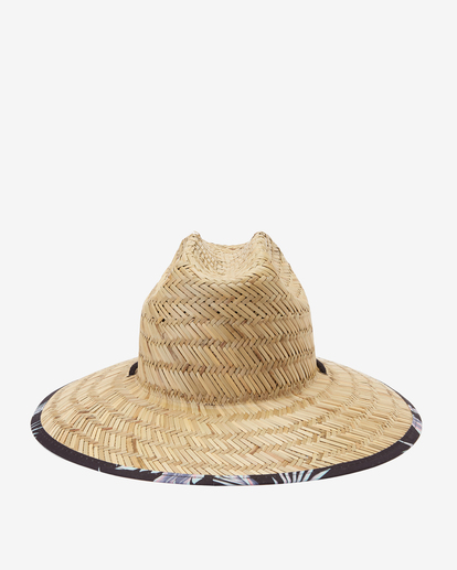 2 Tides Print Straw Lifeguard Hat Black ABYHA00216 Billabong