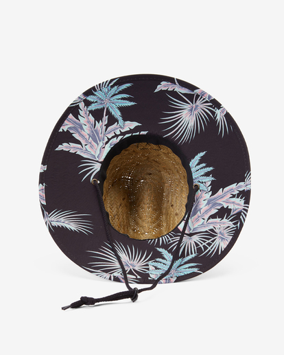 3 Tides Print Straw Lifeguard Hat Black ABYHA00216 Billabong