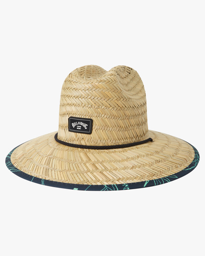 0 Tides Print Straw Lifeguard Hat Brown ABYHA00216 Billabong
