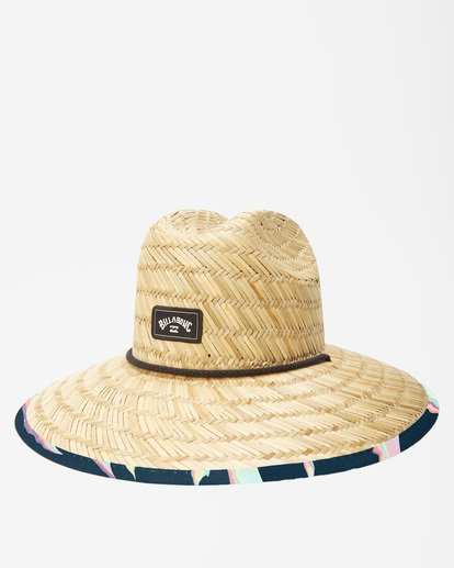 0 Tides Print Straw Lifeguard Hat Blue ABYHA00216 Billabong