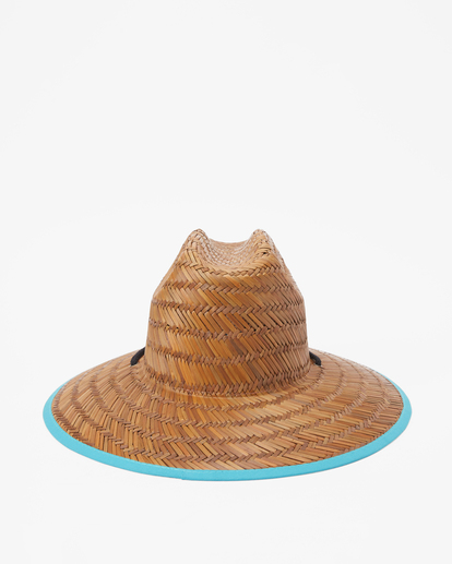 2 Tides Print Straw Lifeguard Hat Blue ABYHA00216 Billabong