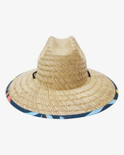 3 Tides Print Straw Lifeguard Hat Blue ABYHA00216 Billabong