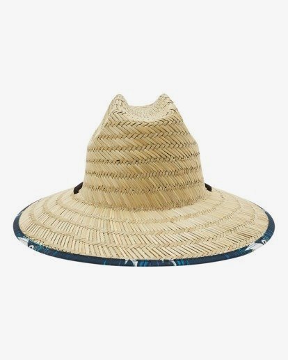 1 Tides Print Straw Lifeguard Hat Blue ABYHA00216 Billabong