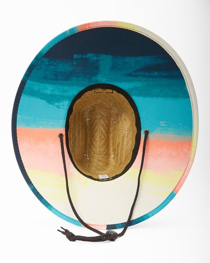 3 Tides Print Straw Lifeguard Hat Beige ABYHA00216 Billabong