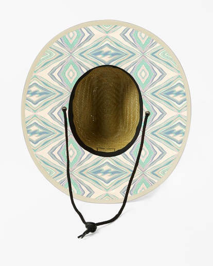 0 Tides Print Straw Lifeguard Hat White ABYHA00216 Billabong