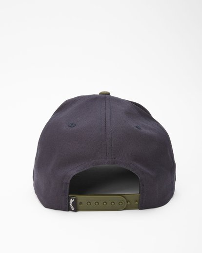 3 Stacked Snapback Hat Blue ABYHA00281 Billabong