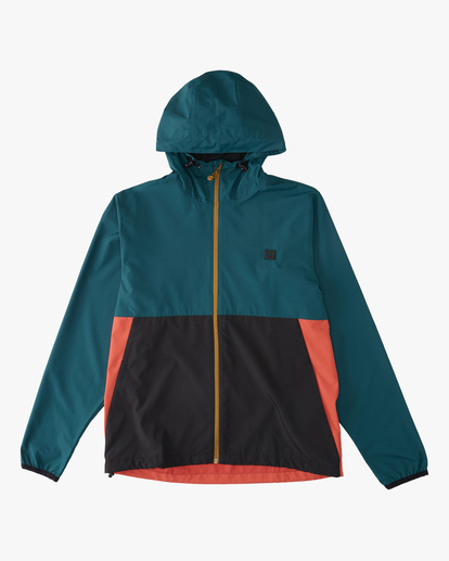 Green clearance windbreaker jacket