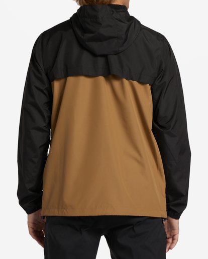 5 A/Div Transport Windbreaker Jacket Brown ABYJK00101 Billabong