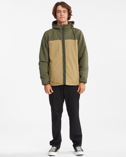 1 A/Div Switchback Reversible Jacket Brown ABYJK00135 Billabong
