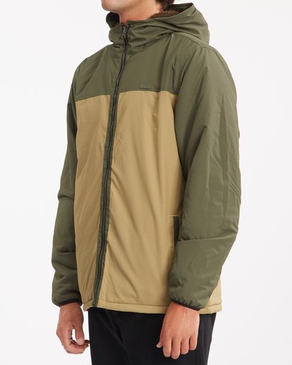 7 A/Div Switchback Reversible Jacket Brown ABYJK00135 Billabong