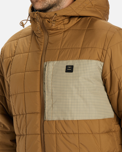 4 A/Div Journey Puffer Jacket Brown ABYJK00162 Billabong