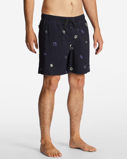 3 Sundays Layback 17" Boardshorts Black ABYJV00103 Billabong