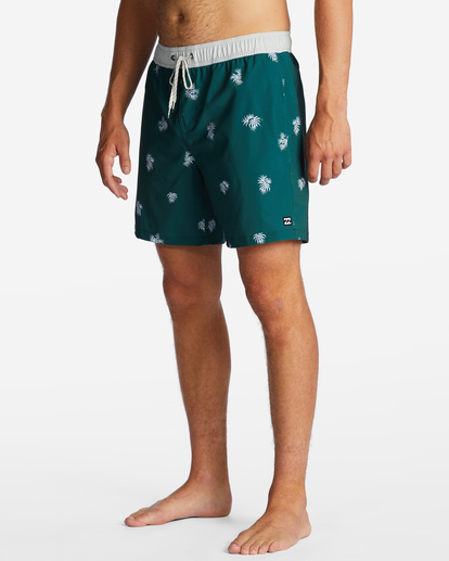 3 Sundays Layback 17" Boardshorts Green ABYJV00103 Billabong