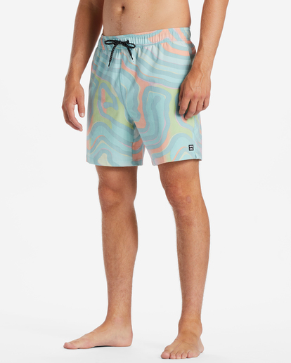 3 Sundays Layback 17" Boardshorts Green ABYJV00103 Billabong