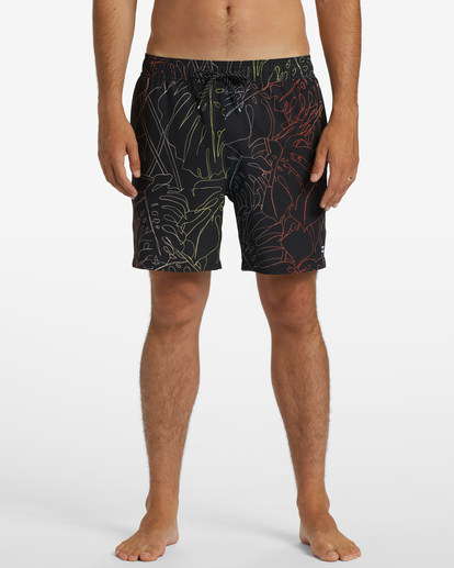 2 Sundays Layback 17" Boardshorts Black ABYJV00103 Billabong