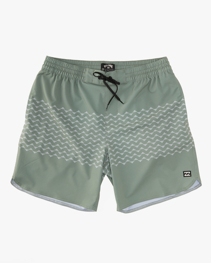 0 73 Ciclo Layback 17" Boardshorts Green ABYJV00106 Billabong