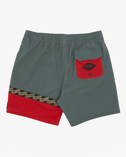 1 Burleigh Layback 17" Boardshorts Green ABYJV00108 Billabong
