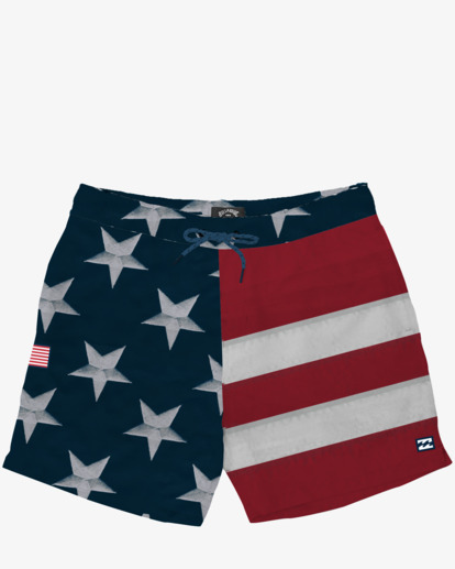 0 Rex Good Times Layback 17" Boardshorts Red ABYJV00116 Billabong