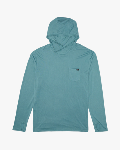 5 A/Div Equator Hooded Long Sleeve T-Shirt Blue ABYKT00172 Billabong