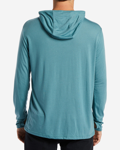 2 A/Div Equator Hooded Long Sleeve T-Shirt Blue ABYKT00172 Billabong