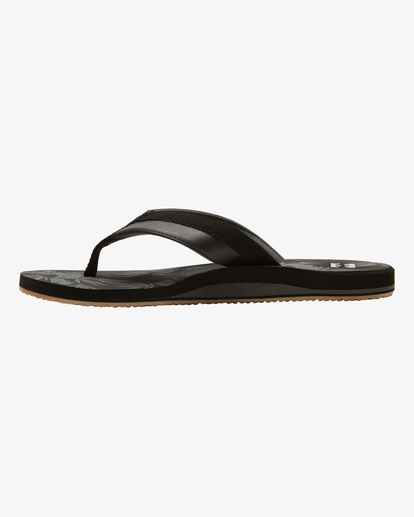 3 All Day Impact Print Slip-On Sandals Black ABYL100002 Billabong