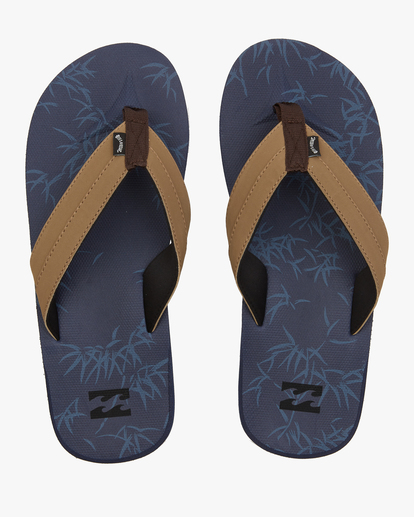 0 All Day Impact Print Slip-On Sandals Blue ABYL100002 Billabong
