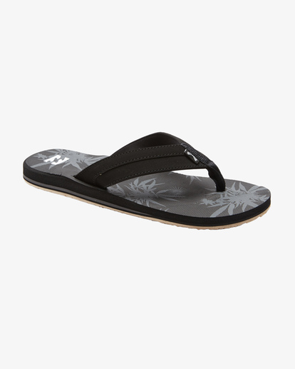 1 All Day Impact Print Slip-On Sandals Black ABYL100023 Billabong