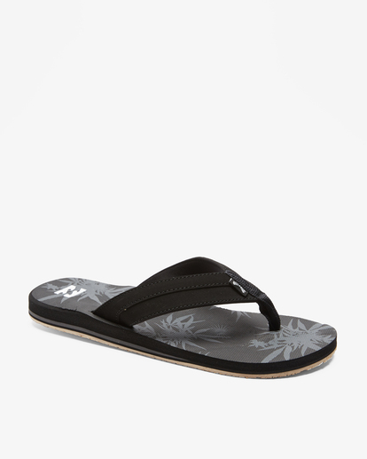 3 All Day Impact Print Slip-On Sandals Black ABYL100023 Billabong