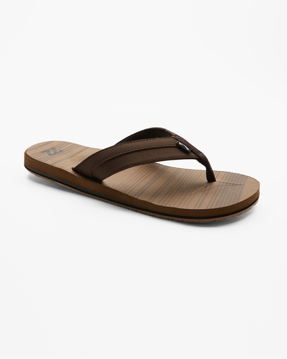1 All Day Impact Print Slip-On Sandals Brown ABYL100023 Billabong