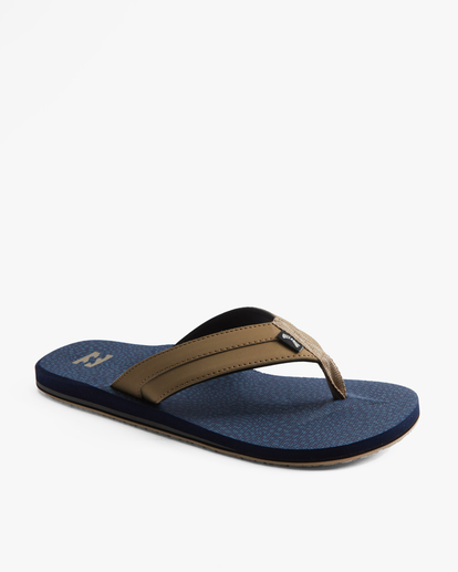 1 All Day Impact Print Slip-On Sandals Blue ABYL100023 Billabong