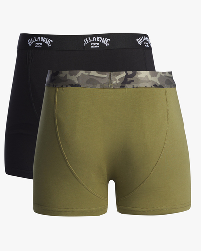 3 2-Pack Core Boxer Briefs Green ABYLW00105 Billabong