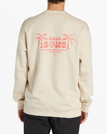 2 Short Sands Crew Sweatshirt Beige ABYSF00114 Billabong