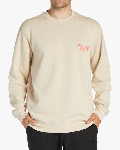 0 Short Sands Crew Sweatshirt Beige ABYSF00114 Billabong