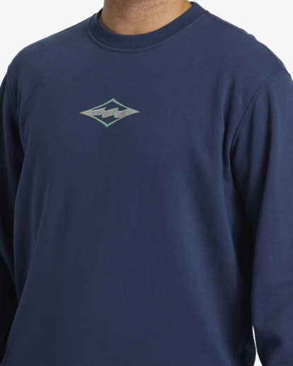 3 Shorebird Crew Sweatshirt Blue ABYSF00130 Billabong