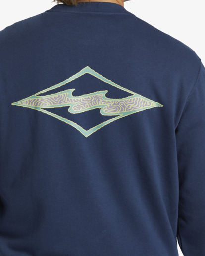 4 Shorebird Crew Sweatshirt Blue ABYSF00130 Billabong