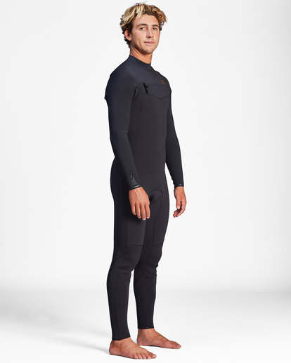 0 3/2 Revolution Chest Zip Full Wetsuit Black ABYW100127 Billabong