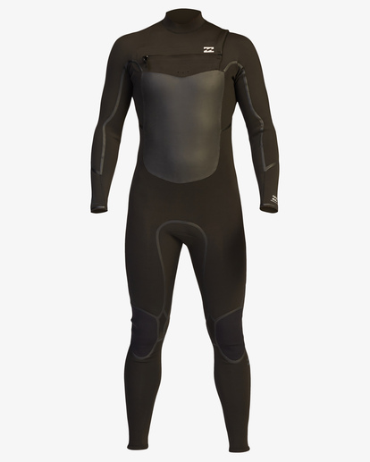 1 4/3 Absolute Plus Chest Zip Full Wetsuit Black ABYW100133 Billabong