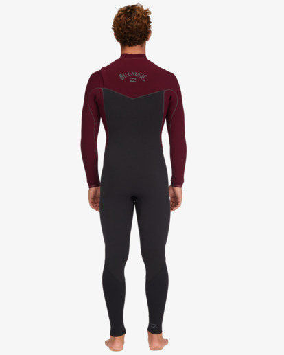7 3/2mm Revolution - Chest Zip Wetsuit for Men Red ABYW100176 Billabong