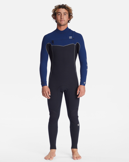 8 3/2mm Revolution - Combinaison de surf zip poitrine pour Homme Bleu ABYW100176 Billabong