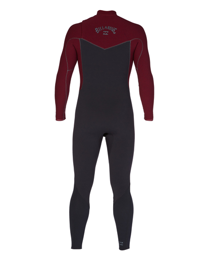 10 4/3mm Revolution - Chest Zip Wetsuit for Men Red ABYW100177 Billabong