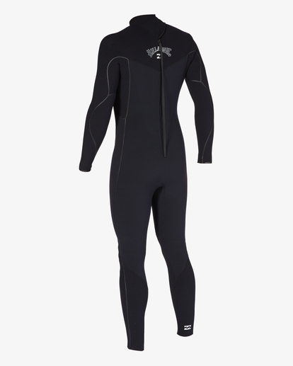 1 3/2 Furnace Comp Back Zip Steamer Wetsuit Black ABYW100181 Billabong