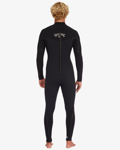 6 3/2 Furnace Comp Back Zip Steamer Wetsuit Black ABYW100181 Billabong
