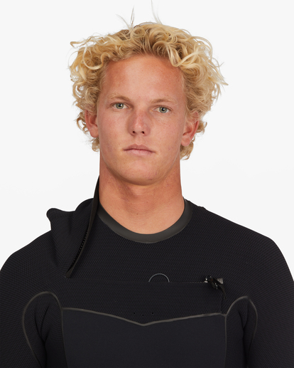 11 5/4mm Furnace - Chest Zip Wetsuit for Men Black ABYW100188 Billabong