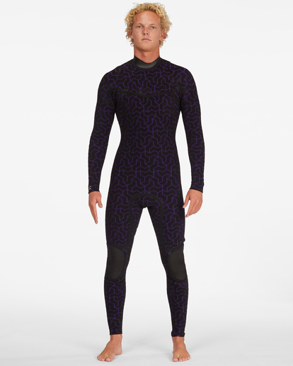 12 5/4mm Furnace - Chest Zip Wetsuit for Men Black ABYW100188 Billabong