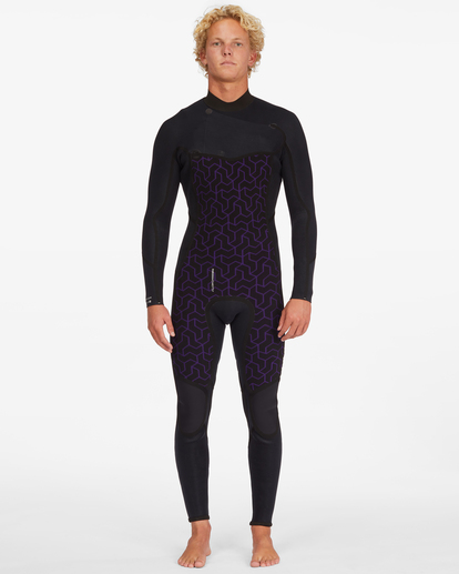 7 3/2mm Absolute - Chest-Zip-Neoprenanzug für Männer Schwarz ABYW100192 Billabong