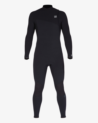 0 2/2mm Furnace Comp Long Sleeve Chest Zip Springsuit Black ABYW100197 Billabong