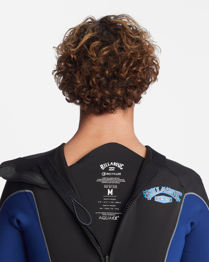 8 3/2mm Absolute - Combinaison de surf back zip pour Homme Bleu ABYW100211 Billabong